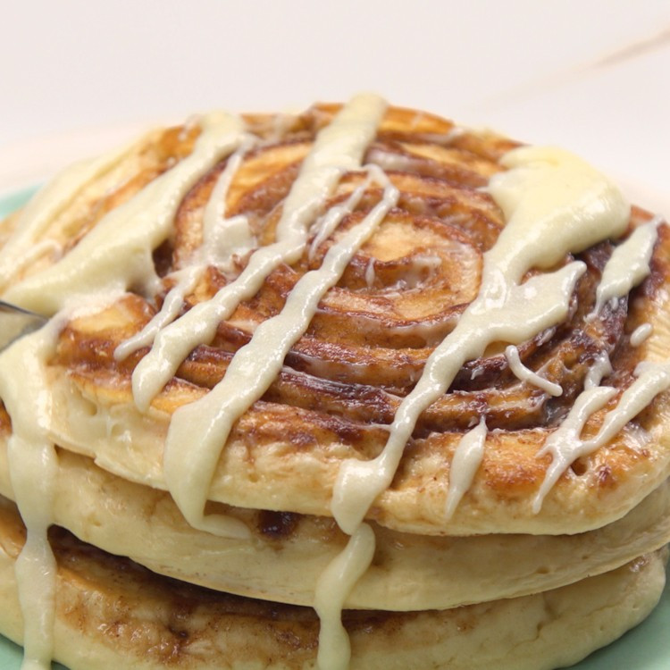 Cinnamon Swirl Pancakes
 cinnamon swirl pancakes tasty