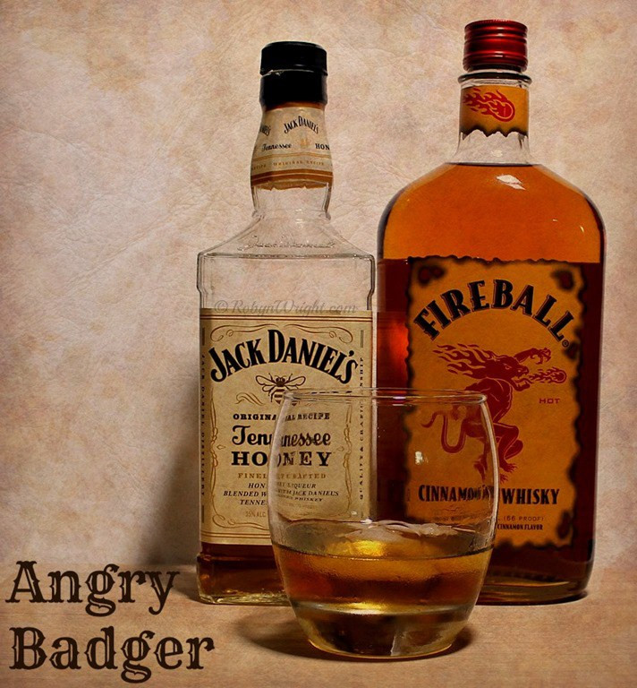 Cinnamon Whiskey Drinks
 Angry Badger Cocktail Recipe with Fireball Cinnamon Whisky