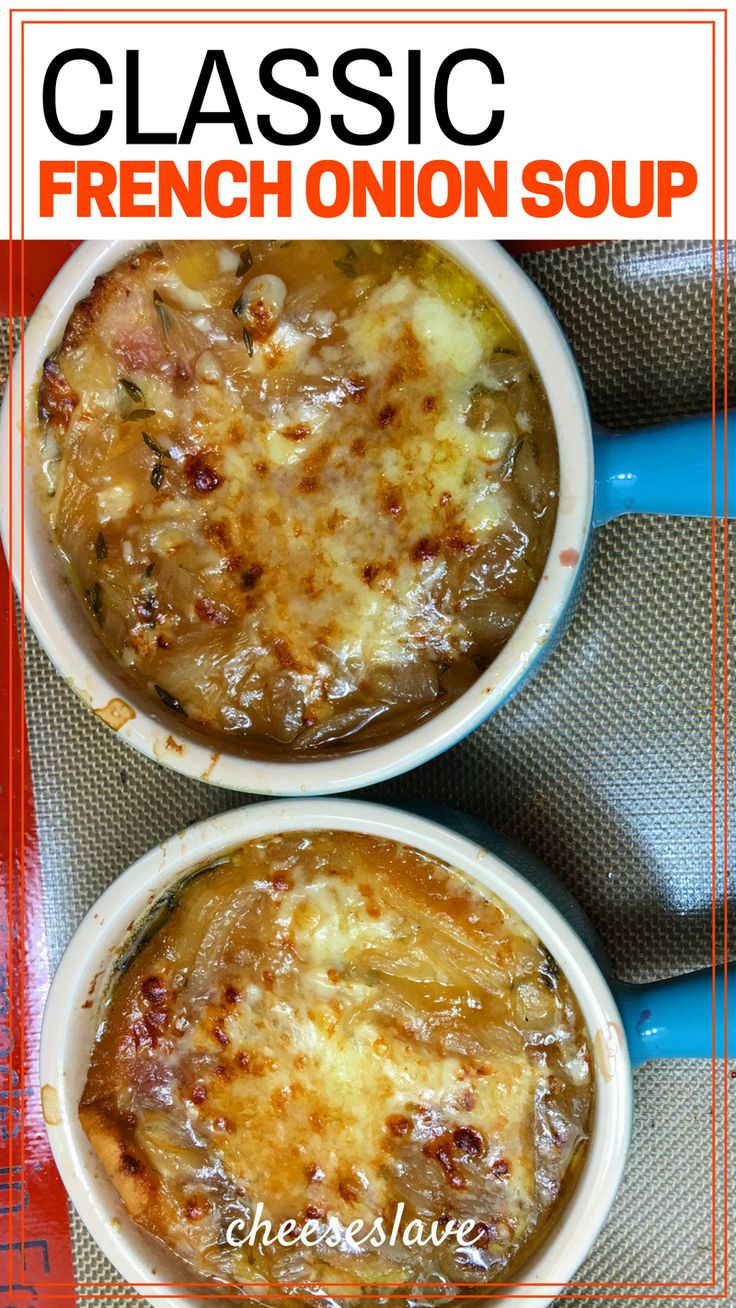 Classic French Onion Soup Recipe
 17 Best images about Food soups on Pinterest