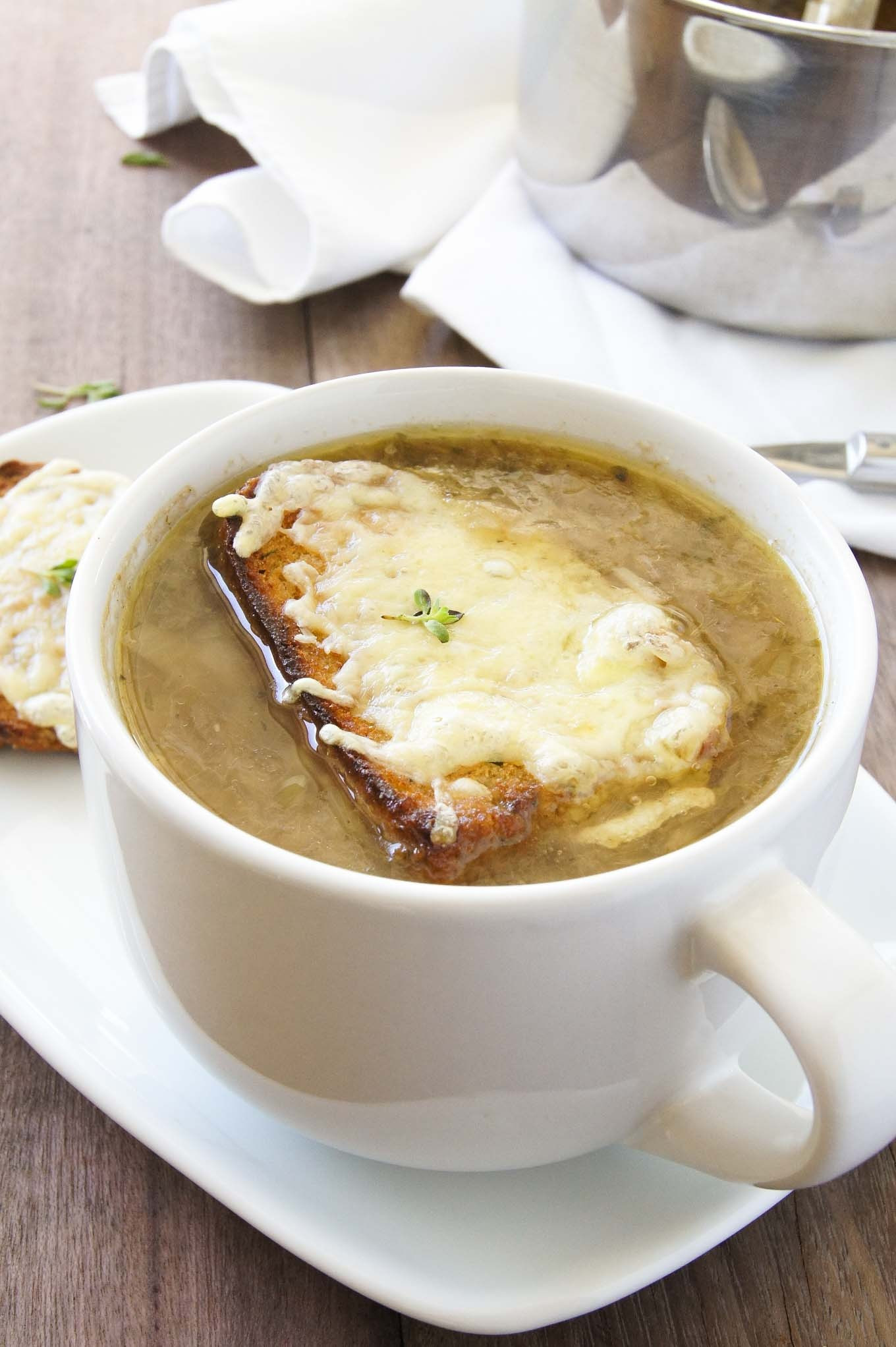 Classic French Onion Soup Recipe
 CLASSIC FRENCH ONION SOUP WITH CHEESY CROUTES