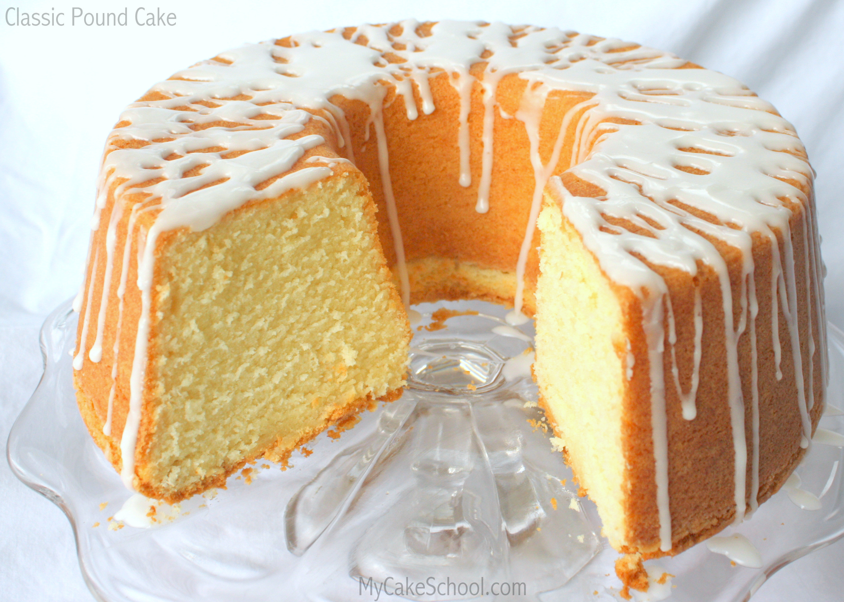 Classic Pound Cake Recipe
 Classic Pound Cake Recipe by My Cake School