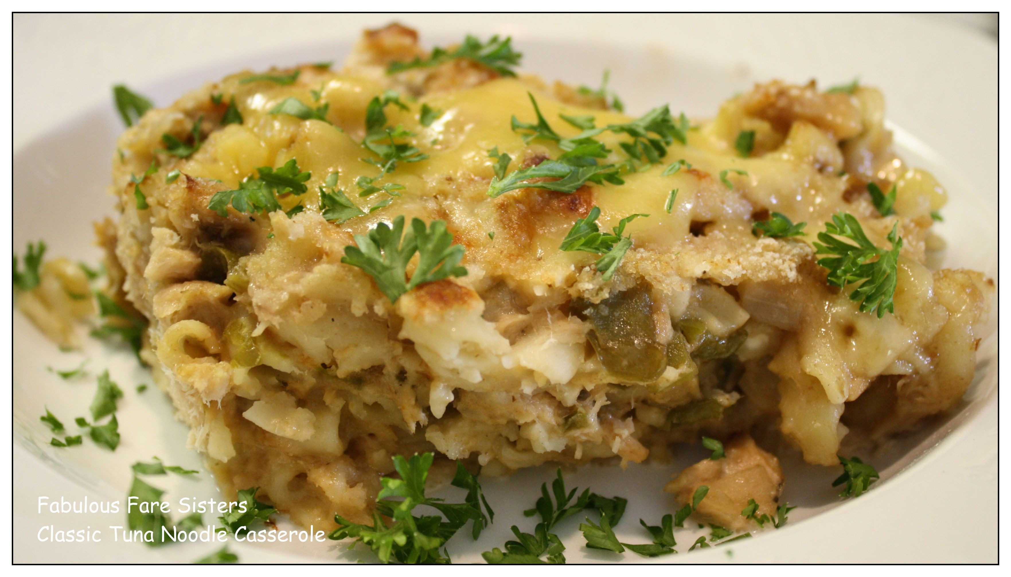 Classic Tuna Casserole
 Meatless Monday Classic Tuna Noodle Casserole – Fabulous