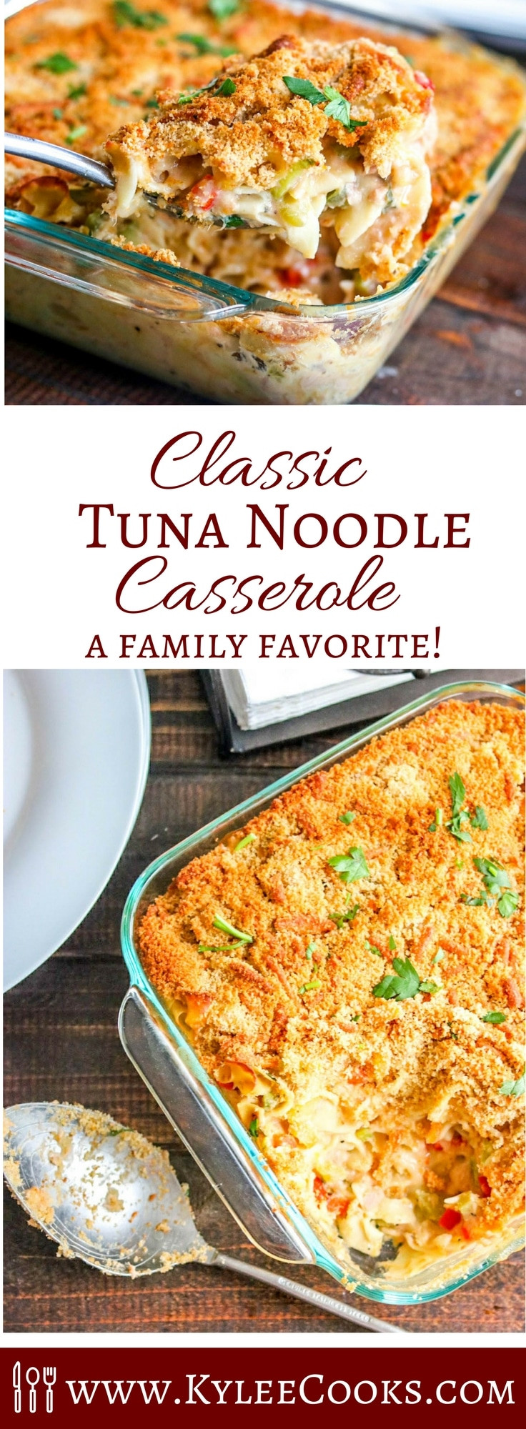 Classic Tuna Casserole
 Weeknight Classic Tuna Noodle Casserole Kylee Cooks