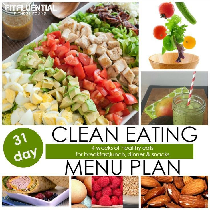 Clean Eating Breakfast Ideas
 31 day clean eating menu plan Healthy recipe ideas for