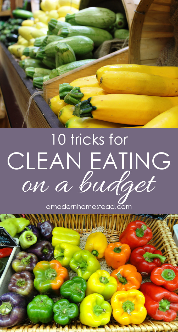 Clean Eating On A Budget
 Thrifty Tricks Clean Eating on a Bud
