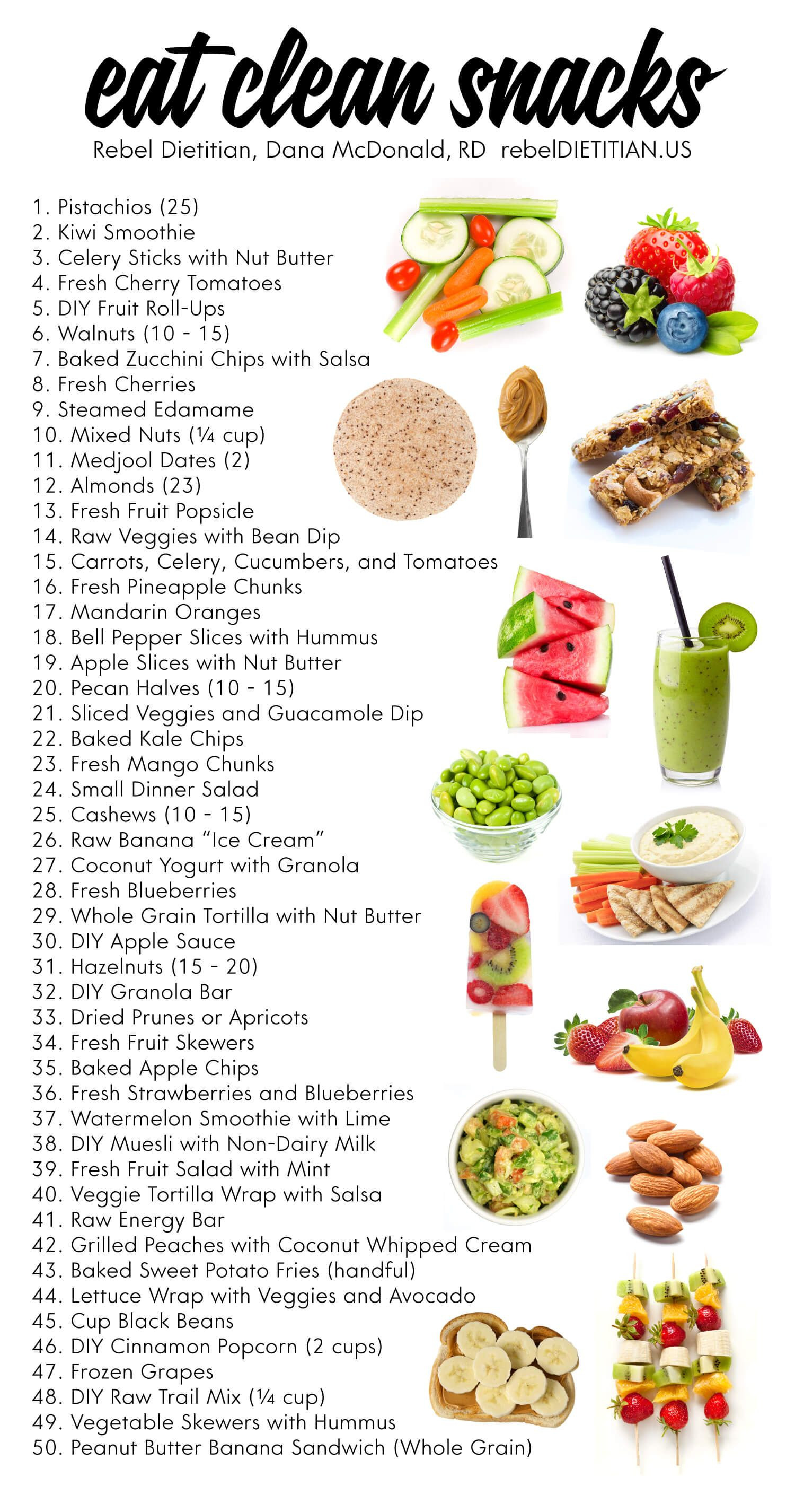 Clean Eating Snacks
 Updated Healthy Snack Ideas Vegan