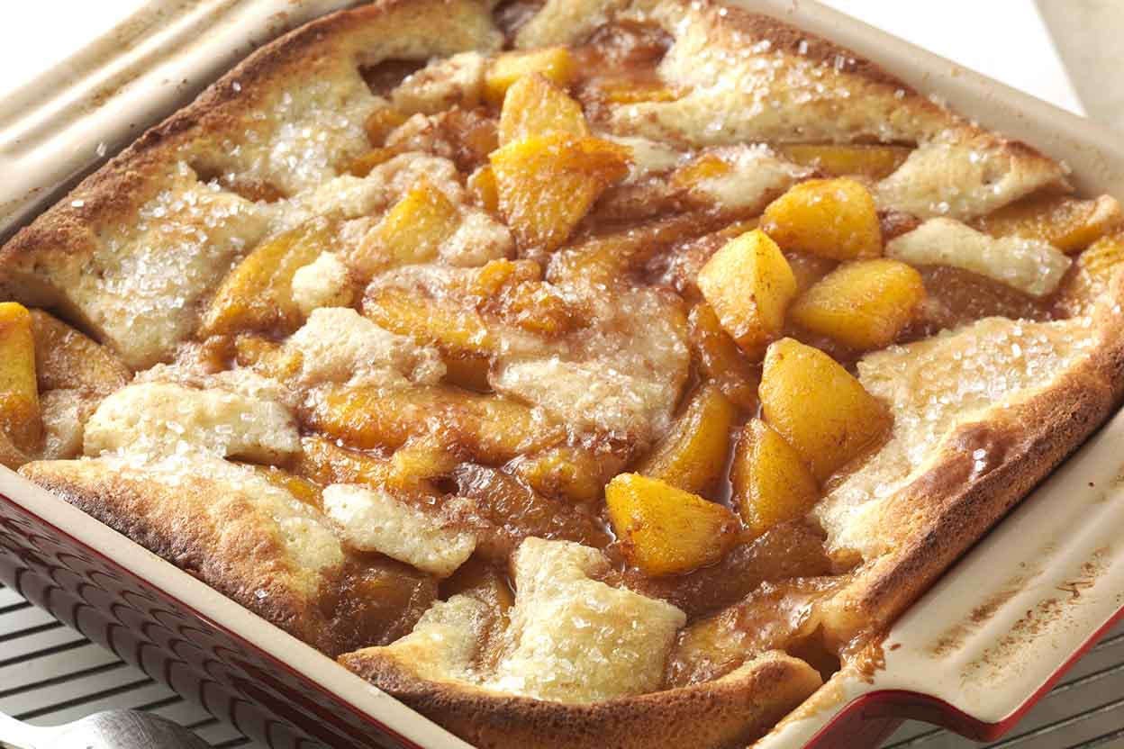 Cobbler Vs Pie
 Gluten Free Peach Cobbler made with baking mix Recipe