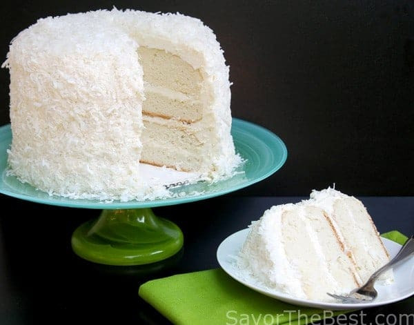 Coconut Cake Frosting
 coconut butter icing