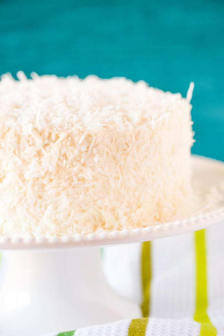 Coconut Cake Frosting
 Coconut Cake with Coconut Meringue Buttercream