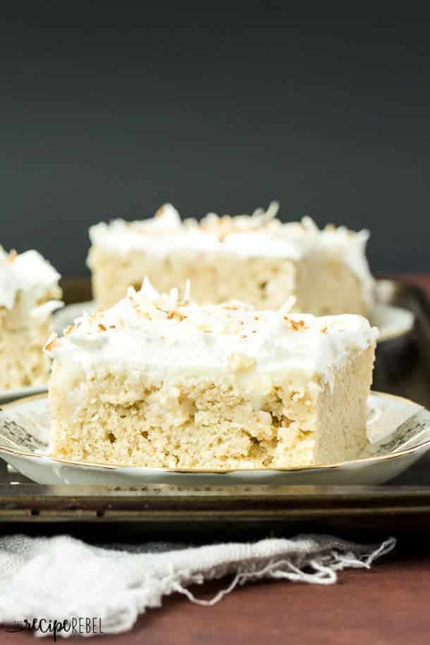 Coconut Cake With Cake Mix
 Homemade Coconut Cream Poke Cake The Recipe Rebel