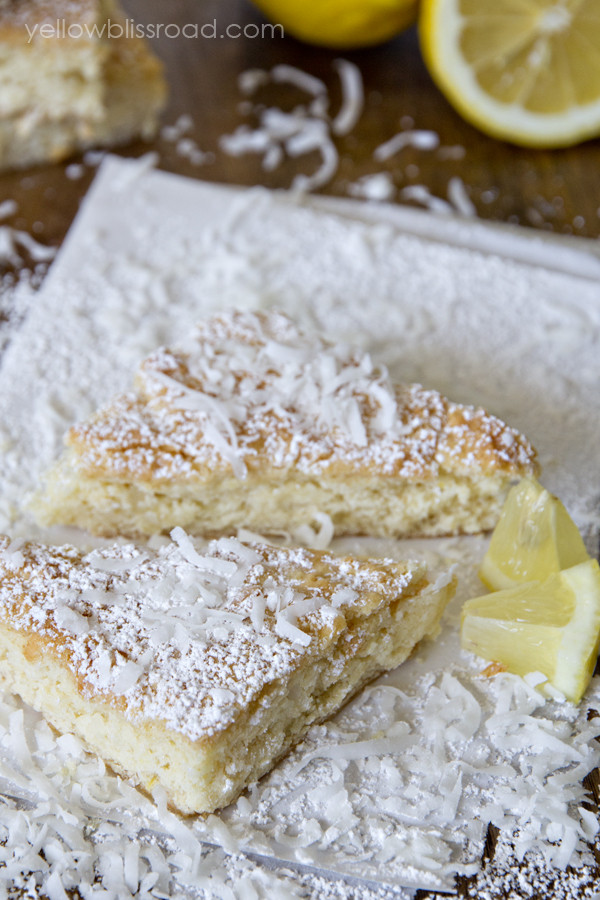 Coconut Cake With Cake Mix
 Lemon Coconut Cake Mix Bars Yellow Bliss Road