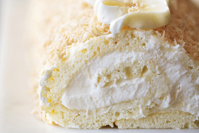 Coconut Cake With Cake Mix
 Creamy Coconut Cake Roll Kraft Recipes