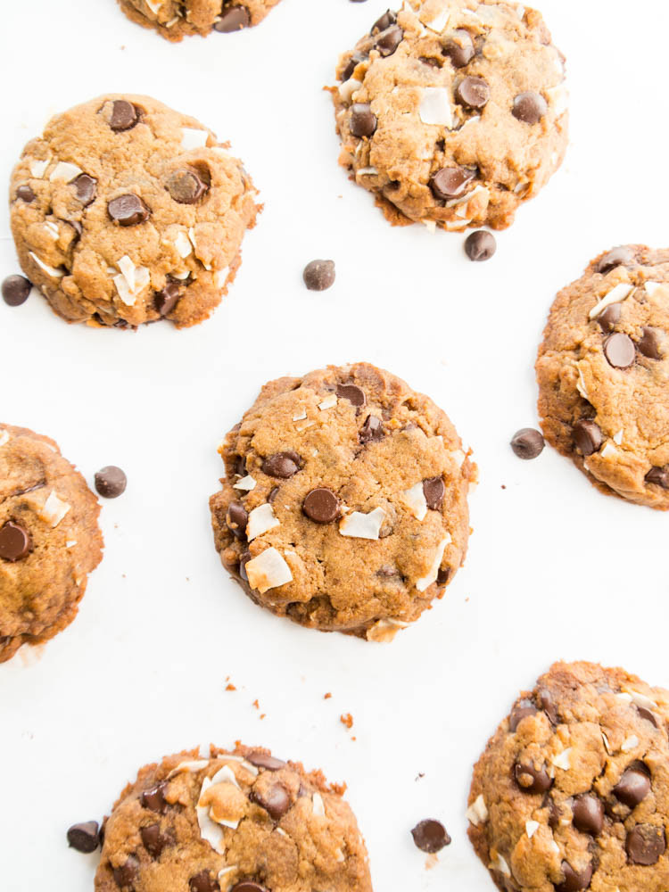 Coconut Chocolate Chip Cookies
 Chocolate Chip Coconut Cookies The Glowing Fridge