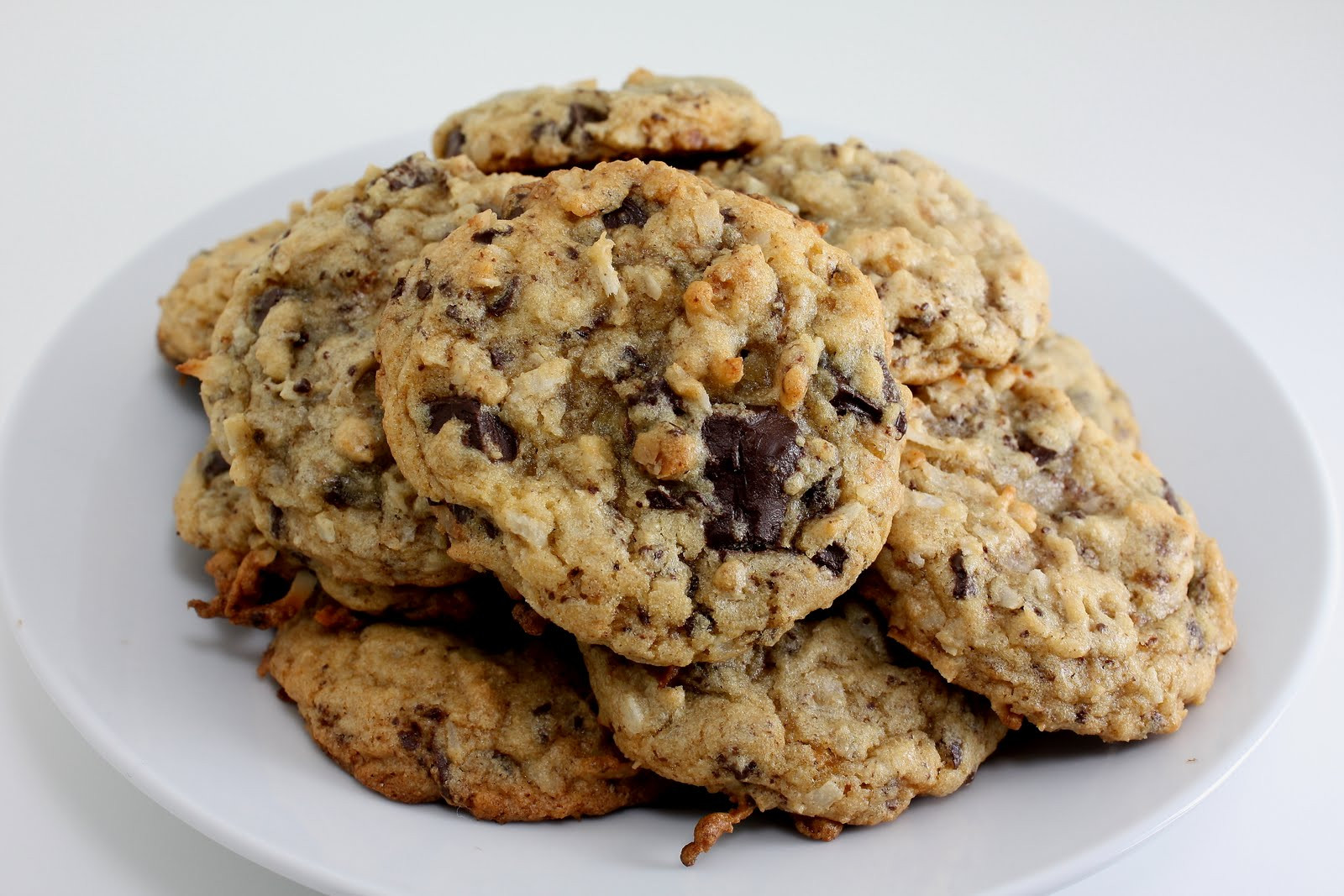 Coconut Chocolate Chip Cookies
 Elizabeth s Edible Experience Cookie eback