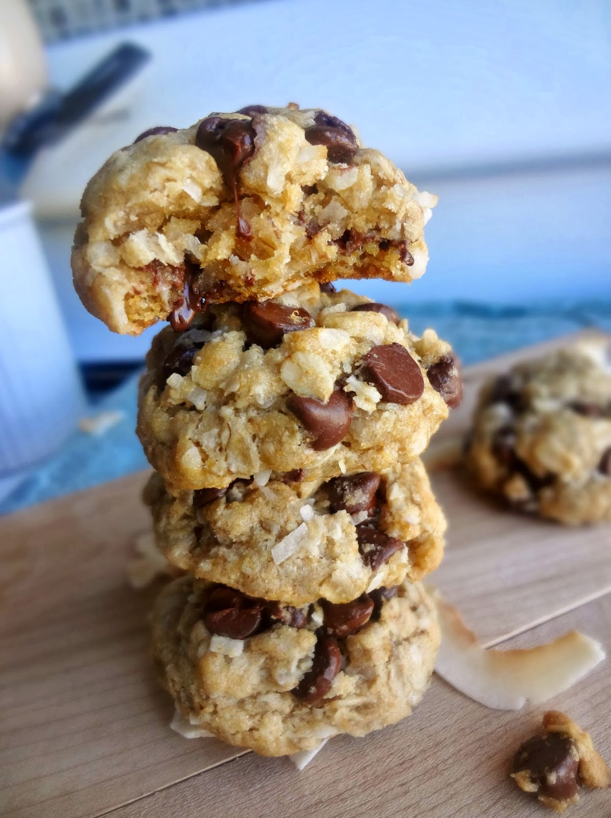 Coconut Chocolate Chip Cookies
 The Cooking Actress Coconut Oatmeal Chocolate Chip Cookies