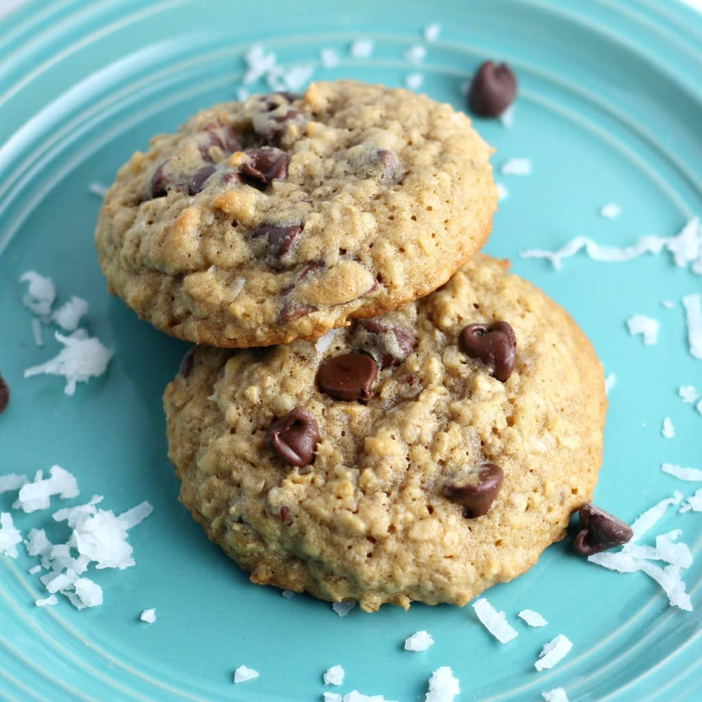 Coconut Chocolate Chip Cookies
 Best Coconut Chocolate Chip Oatmeal Cookies