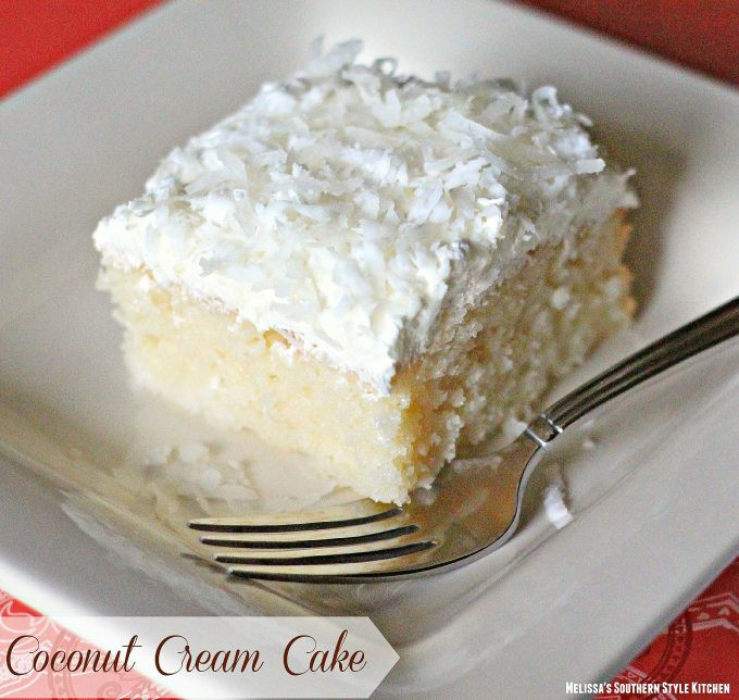 Coconut Cream Cake
 Coconut Cream Cake melissassouthernstylekitchen