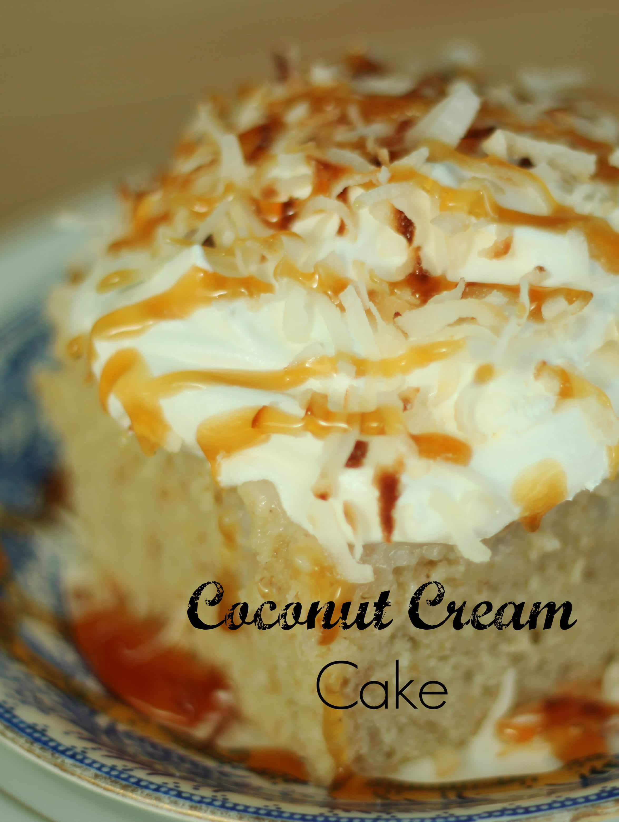 Coconut Cream Cake
 Coconut Cream Cake The Recipe Rebel