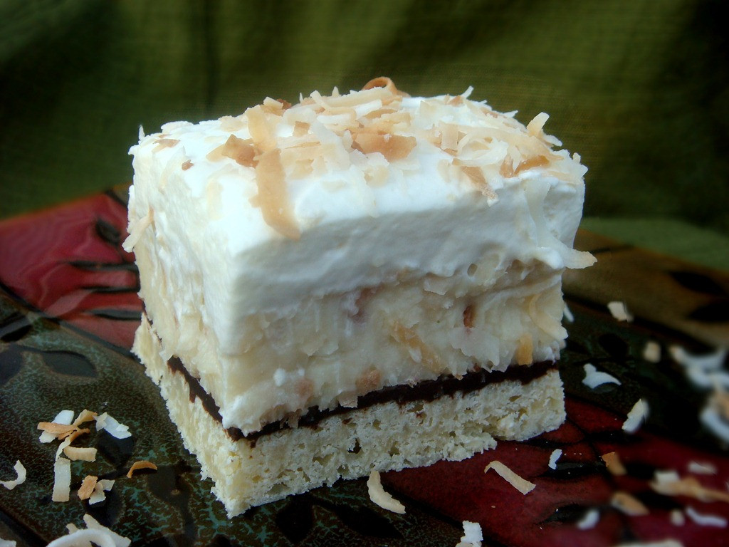 Coconut Cream Dessert
 Thanksgiving Dessert Coconut Cream Pie Bars