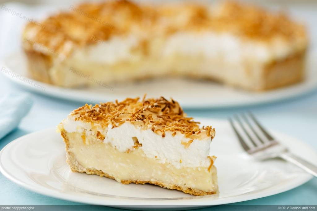 Coconut Cream Pie With Meringue
 coconut cream pie meringue topping