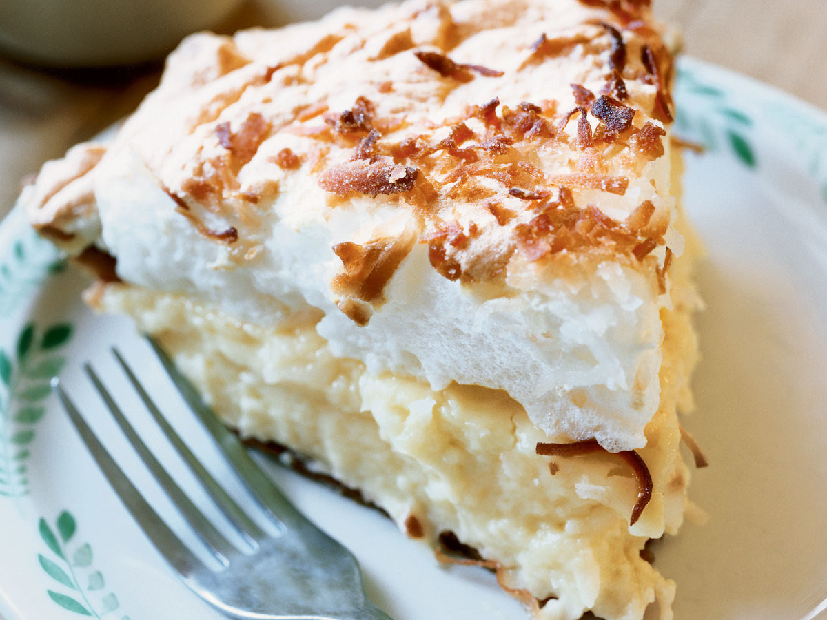 Coconut Cream Pie With Meringue
 coconut meringue pie