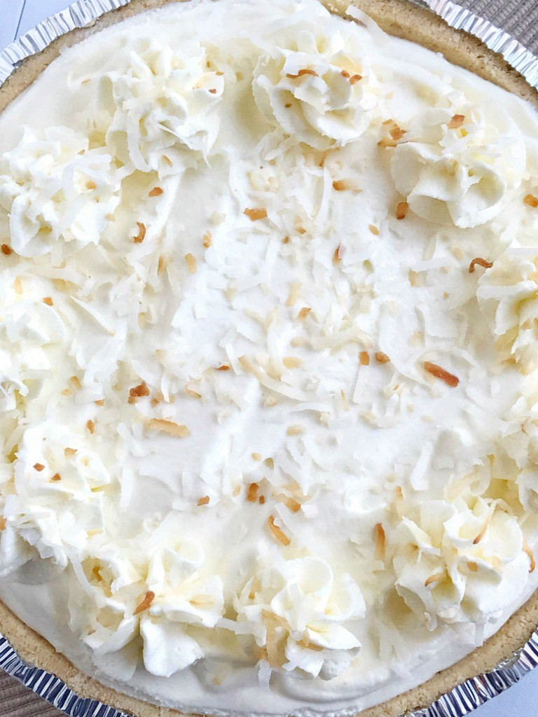 Coconut Cream Pie With Pudding
 White Chocolate Coconut Cream Pie To her as Family