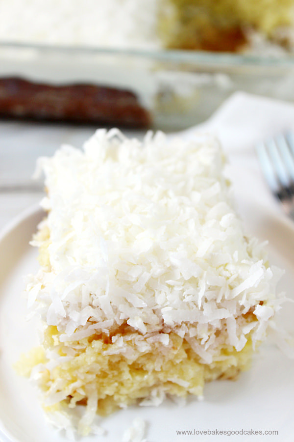 Coconut Cream Poke Cake
 Better Than Coconut Cream Pie Poke Cake