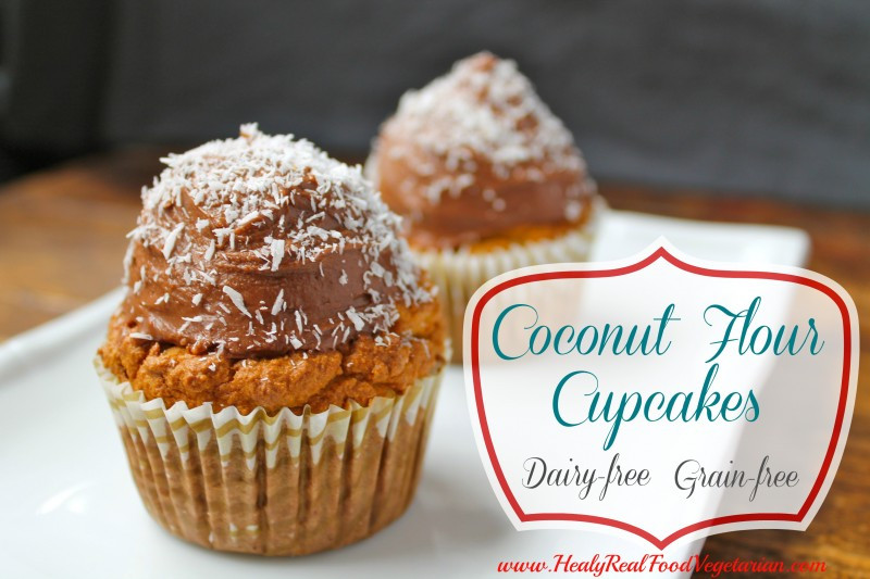 Coconut Flour Cupcakes
 Coconut Flour Cupcakes with Chocolate Frosting grain free