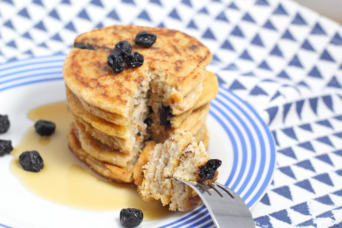 Coconut Flour Pancakes Vegan
 Blueberry Coconut Flour Pancakes