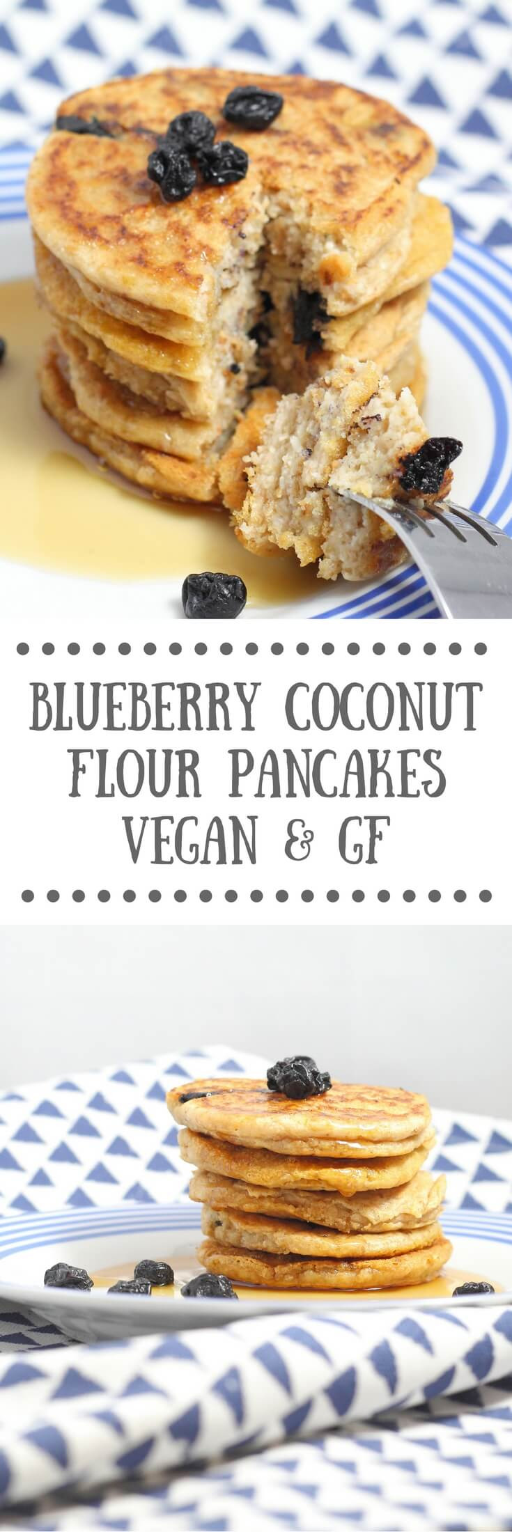 Coconut Flour Pancakes Vegan
 Blueberry Coconut Flour Pancakes