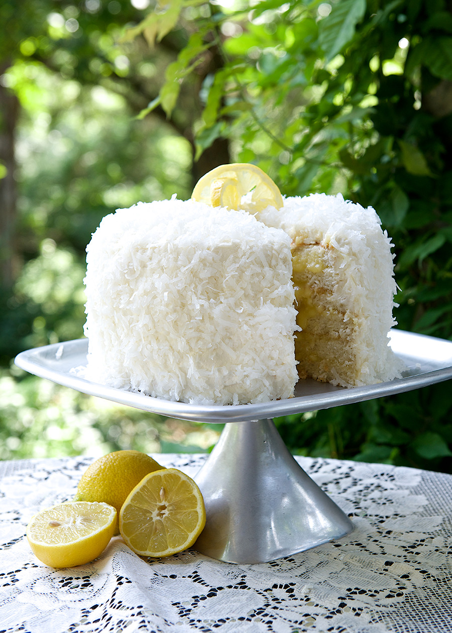 Coconut Layer Cake
 Coconut Layer Cake with Lemon Filling Cake Mix Doctor