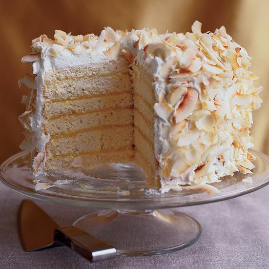 Coconut Layer Cake
 Six Layer Coconut Cake with Passion Fruit Filling Recipe