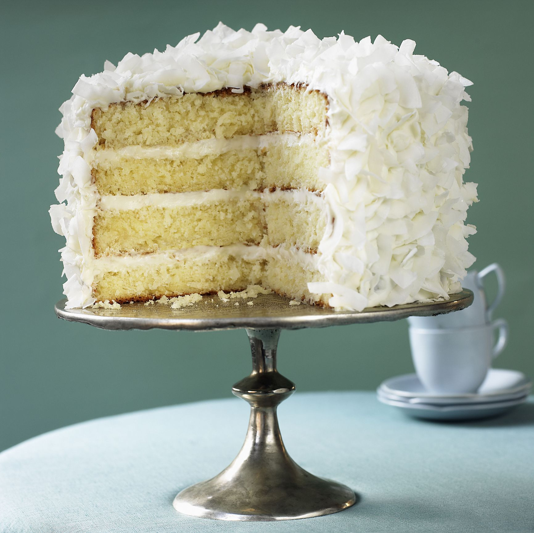 Coconut Layer Cake
 Fresh Coconut Layer Cake Recipe