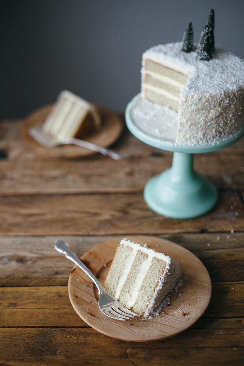 Coconut Layer Cake
 coconut layer cake — molly yeh