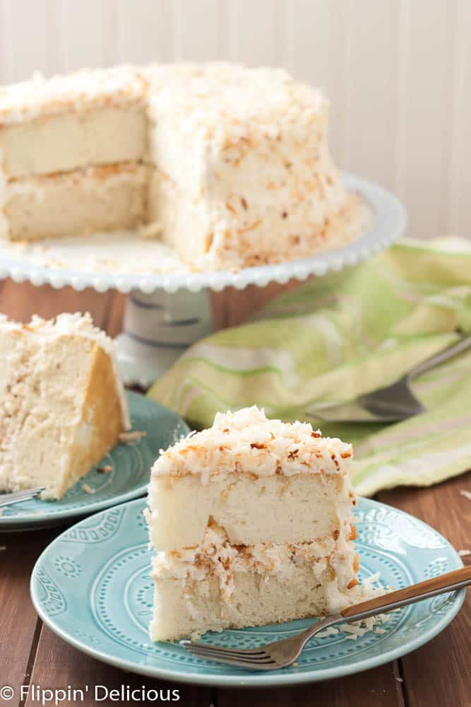 Coconut Layer Cake
 Dairy Free Gluten Free Coconut Layer Cake