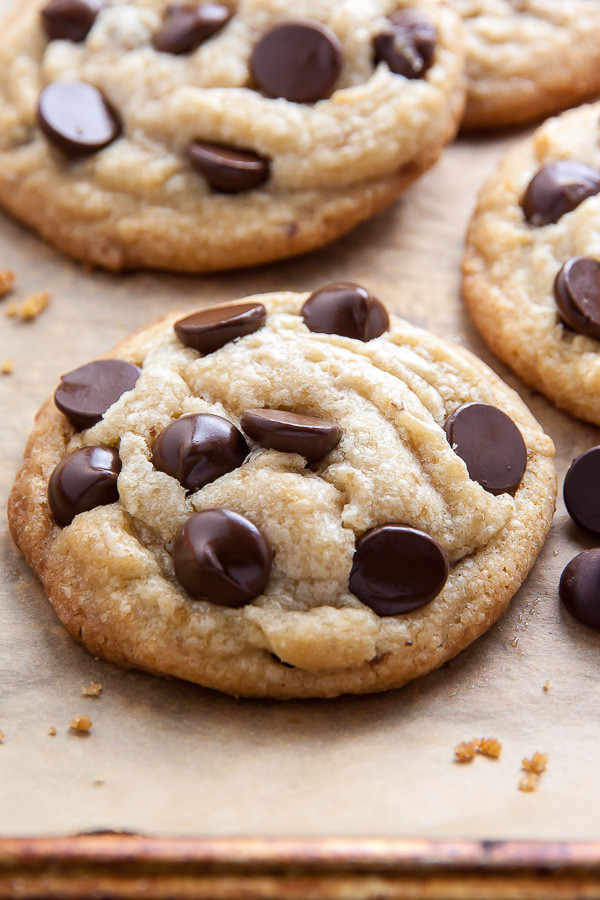 Coconut Oil Chocolate Chip Cookies
 Thick and Chewy Coconut Oil Chocolate Chip Cookies Baker