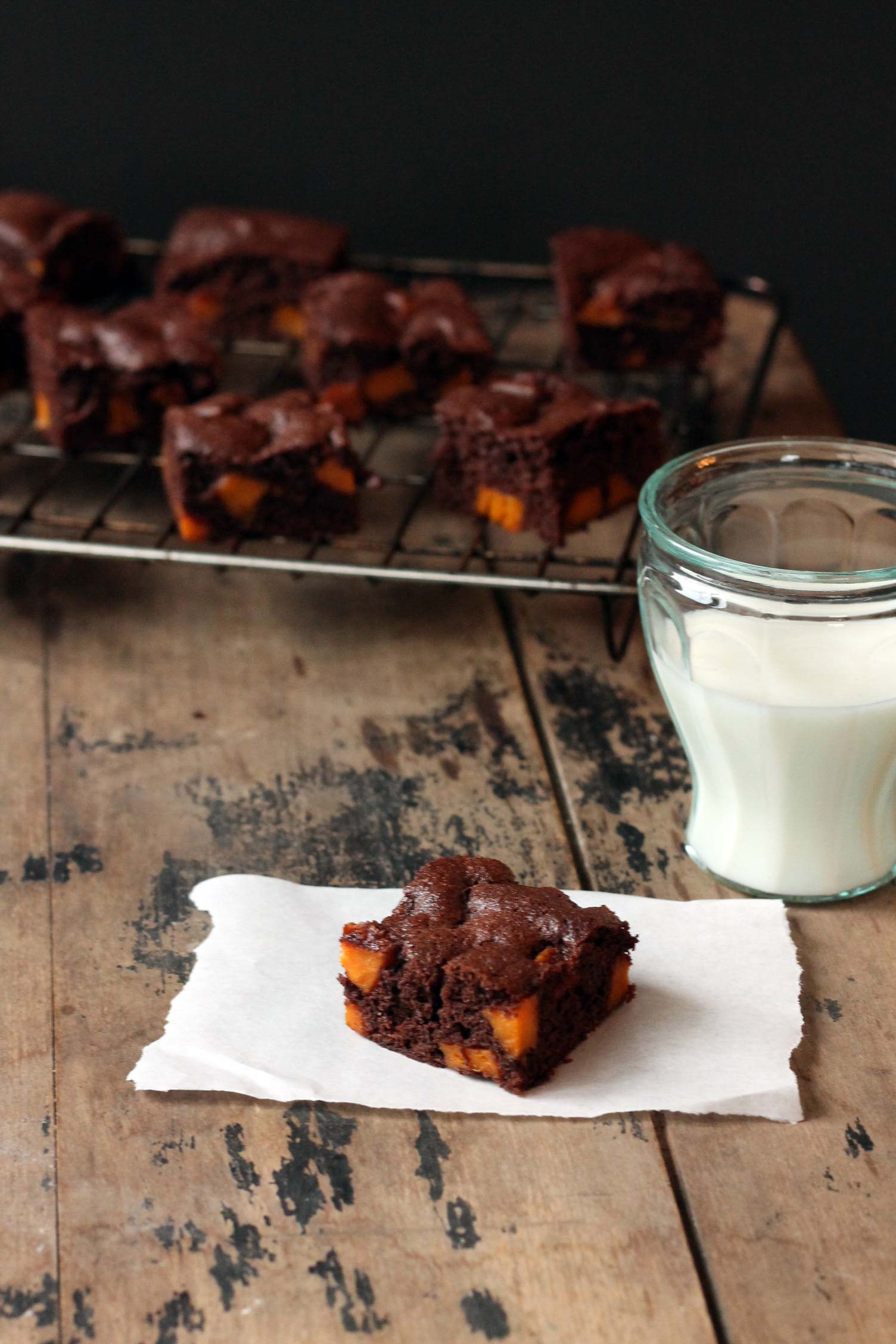 Coconut Oil Desserts
 Coconut Oil Brownies with Maple Roasted Sweet Potato