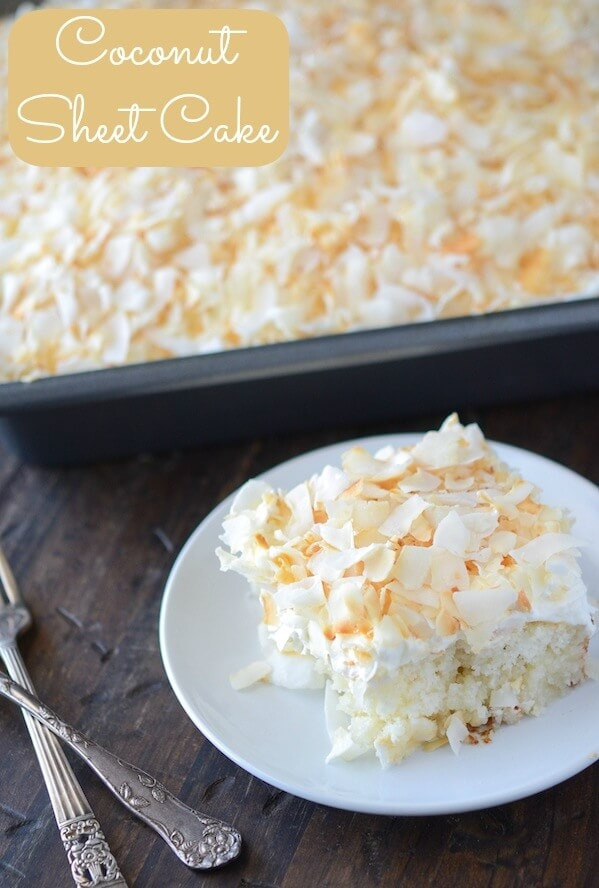 Coconut Sheet Cake
 Coconut Sheet Cake