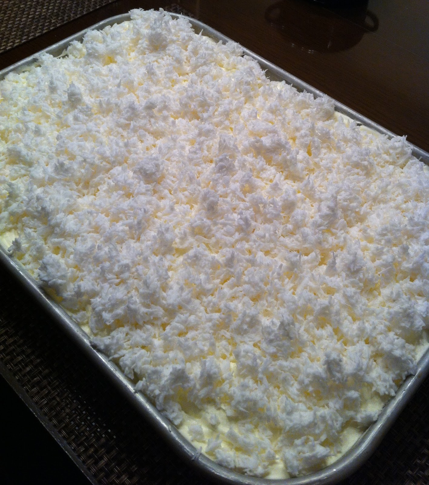 Coconut Sheet Cake
 Nana s Recipe Box Very Moist Coconut Sheet Cake