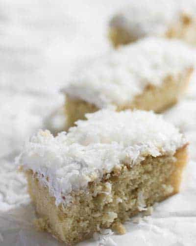 Coconut Sheet Cake
 Coconut Sheet Cake