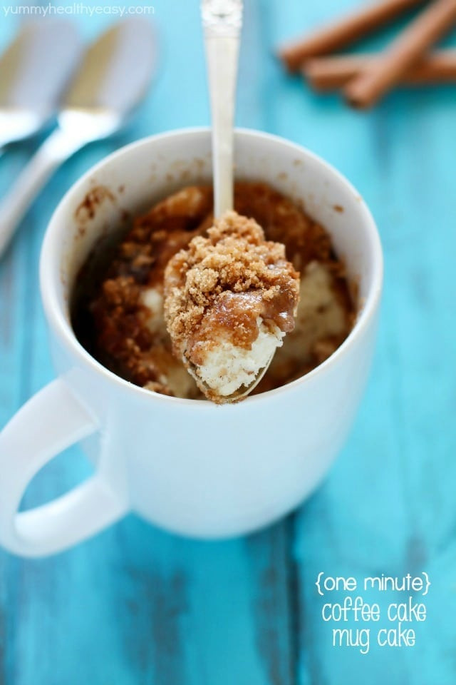 Coffee Cake In A Mug
 e Minute Coffee Cake in a Mug Yummy Healthy Easy