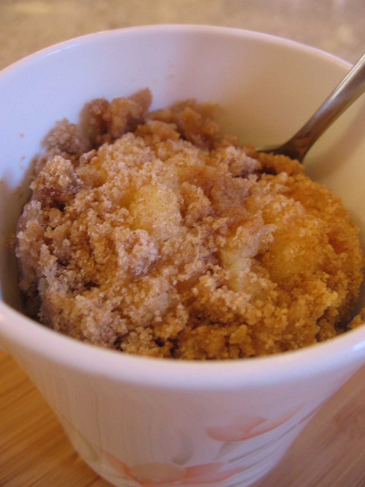 Coffee Cake In A Mug
 cookin up north Microwave Coffee Cake in a Mug