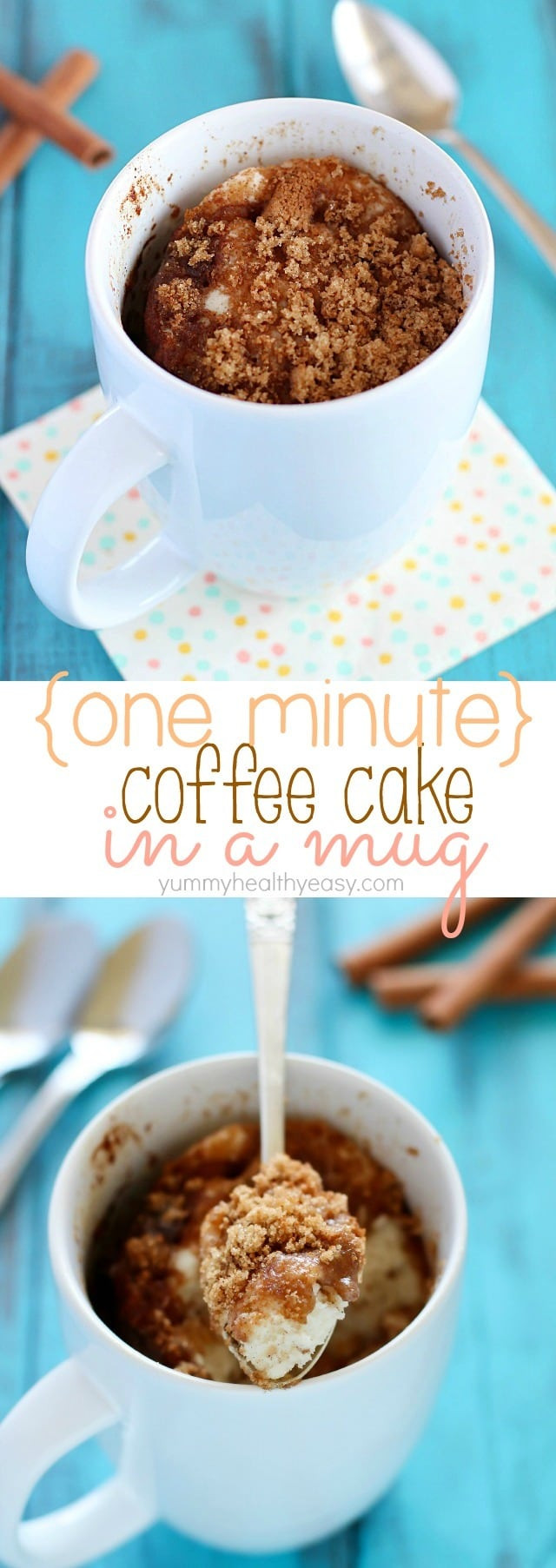 Coffee Cake In A Mug
 e Minute Coffee Cake in a Mug Yummy Healthy Easy