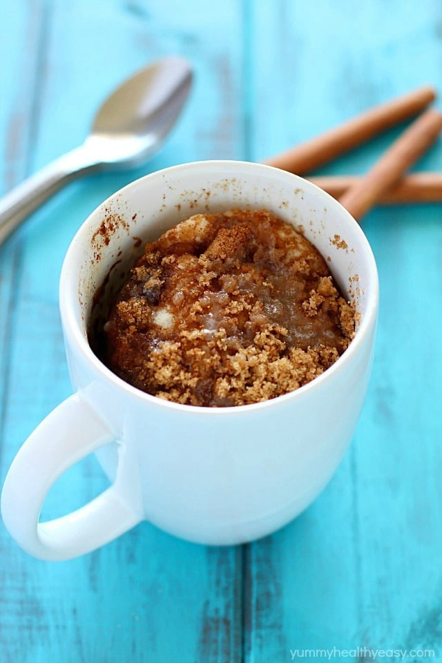 Coffee Cake In A Mug
 e Minute Coffee Cake in a Mug Yummy Healthy Easy