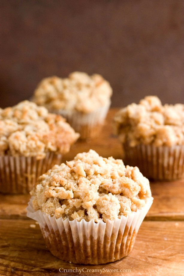 Coffee Cake Muffin Recipe
 Cinnamon Coffee Cake Muffins Recipe Crunchy Creamy Sweet