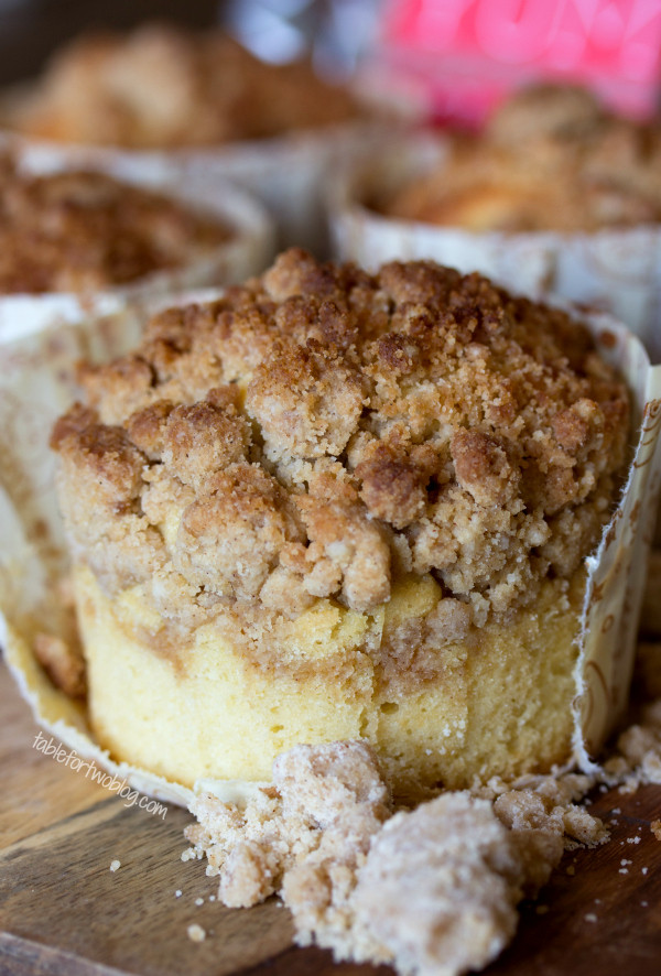 Coffee Cake Muffins
 New York Style Coffee Cake Crumb Muffins Table for Two
