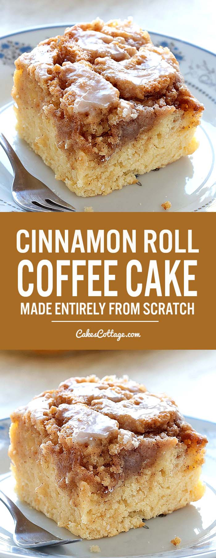 Coffee Cake Recipe Easy
 Easy Cinnamon Roll Coffee Cake Cakescottage