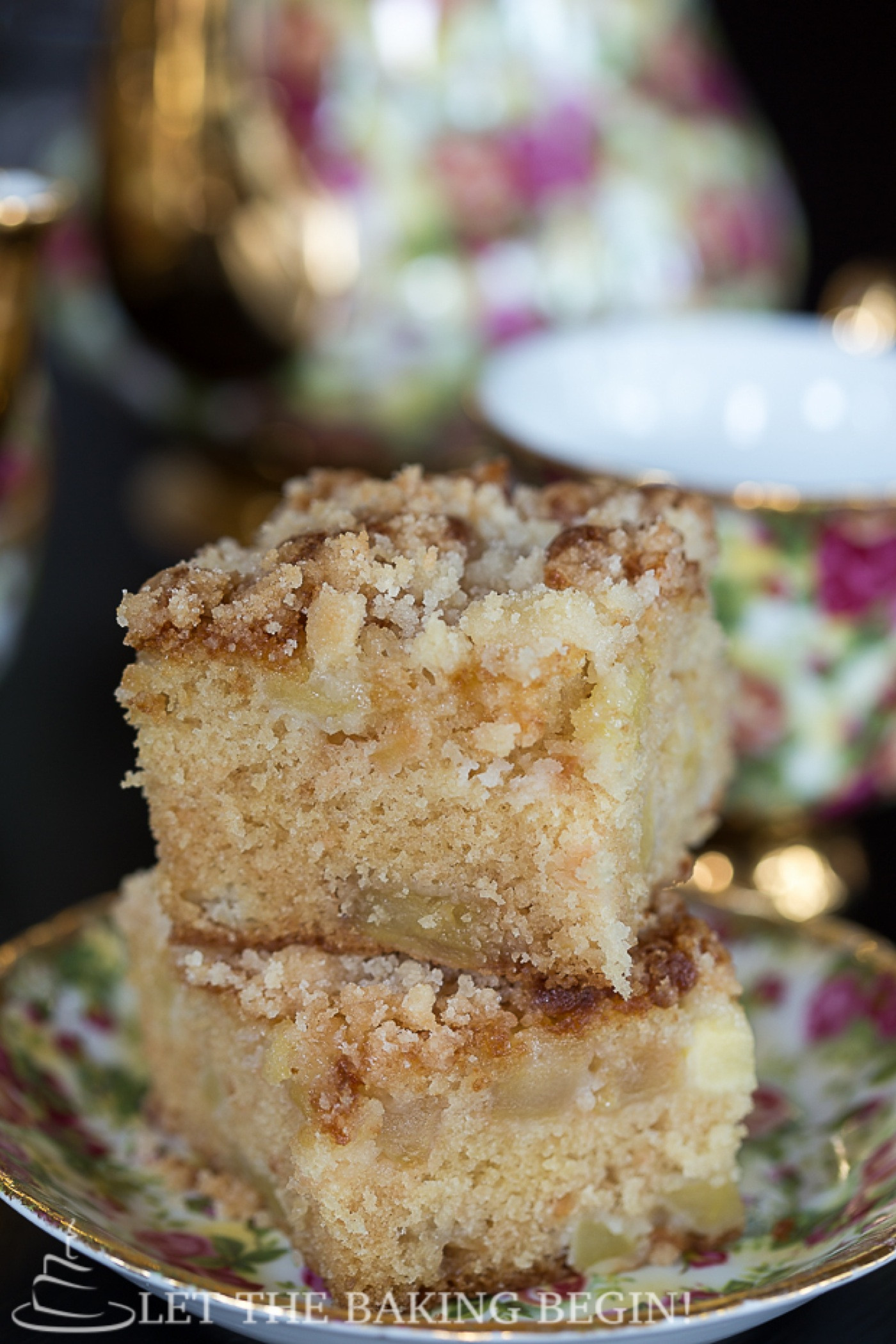 Coffee Cake Topping
 Apple Coffee Cake w Streusel Topping Let the Baking Begin