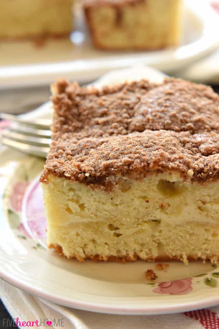 Coffee Cake Topping
 Cream Cheese Coffee Cake with Cinnamon Streusel Topping