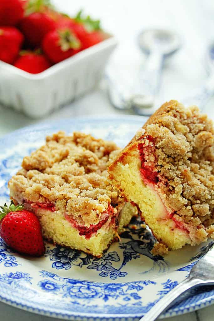 Coffee Cake Topping
 Strawberry Crumble Coffee Cake Grandbaby Cakes